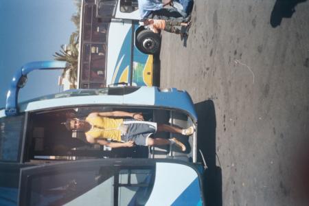 c moi a cote  de  bus